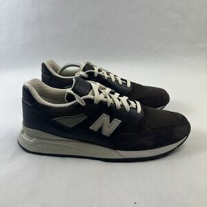 New Balance Made in USA 998 sneakers Shoes Brown Suede Size 13